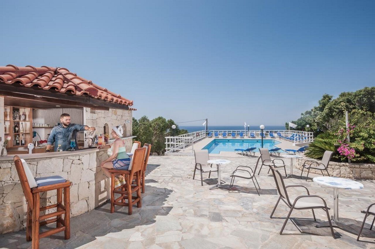 Panorama-Seaview Studios & Apartments Херсониссос Экстерьер фото